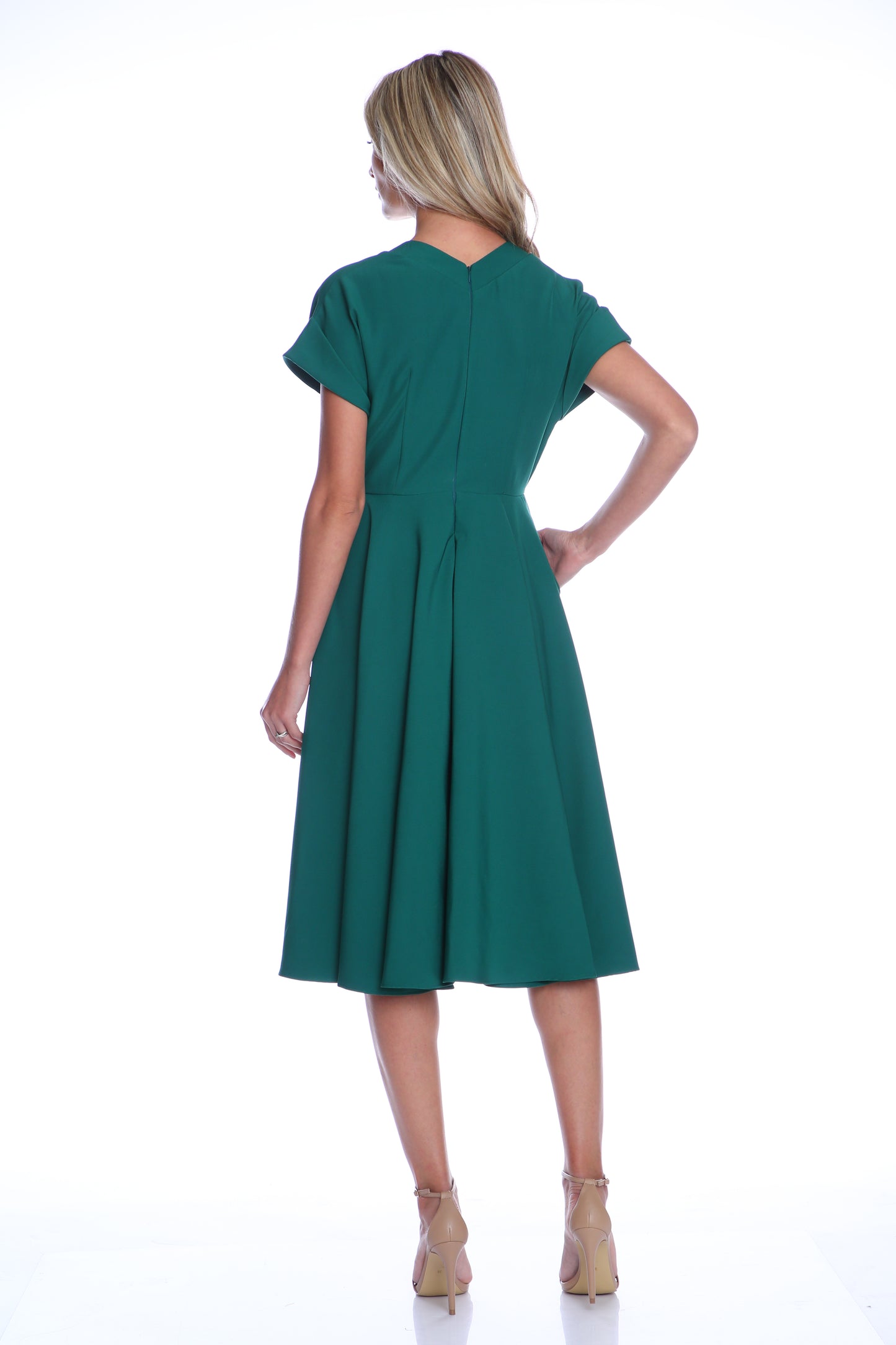 Rochie Siena midi verde