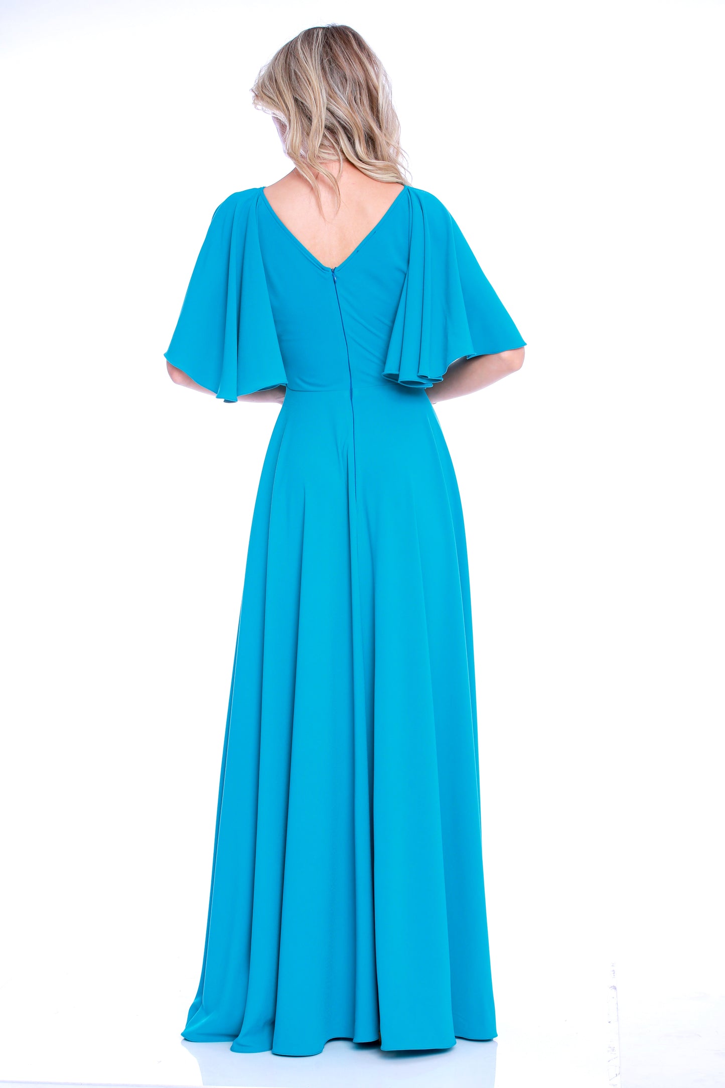 Rochie maxi clos turquoise Florence