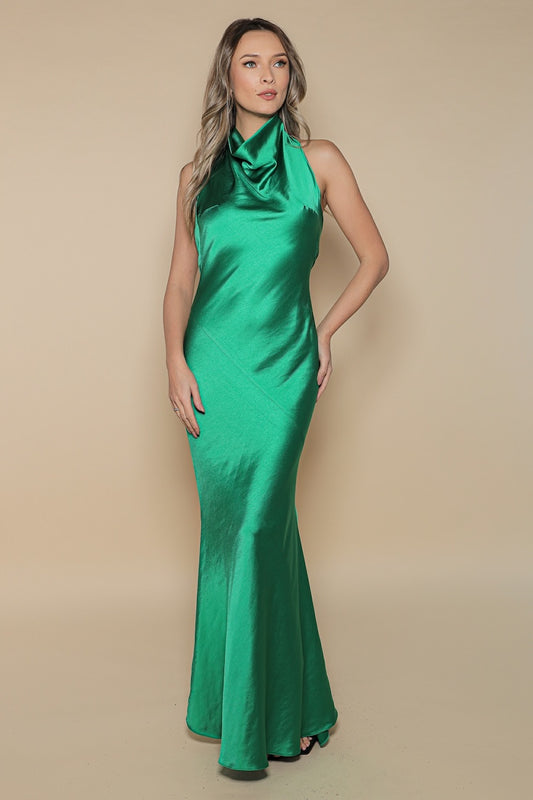 Rochie Capri maxi verde