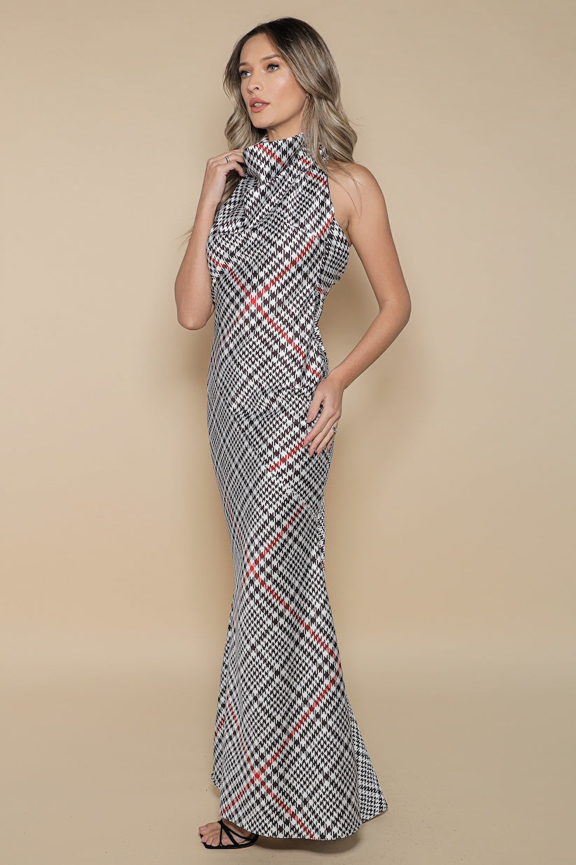 Rochie Capri maxi cu imprimeu London