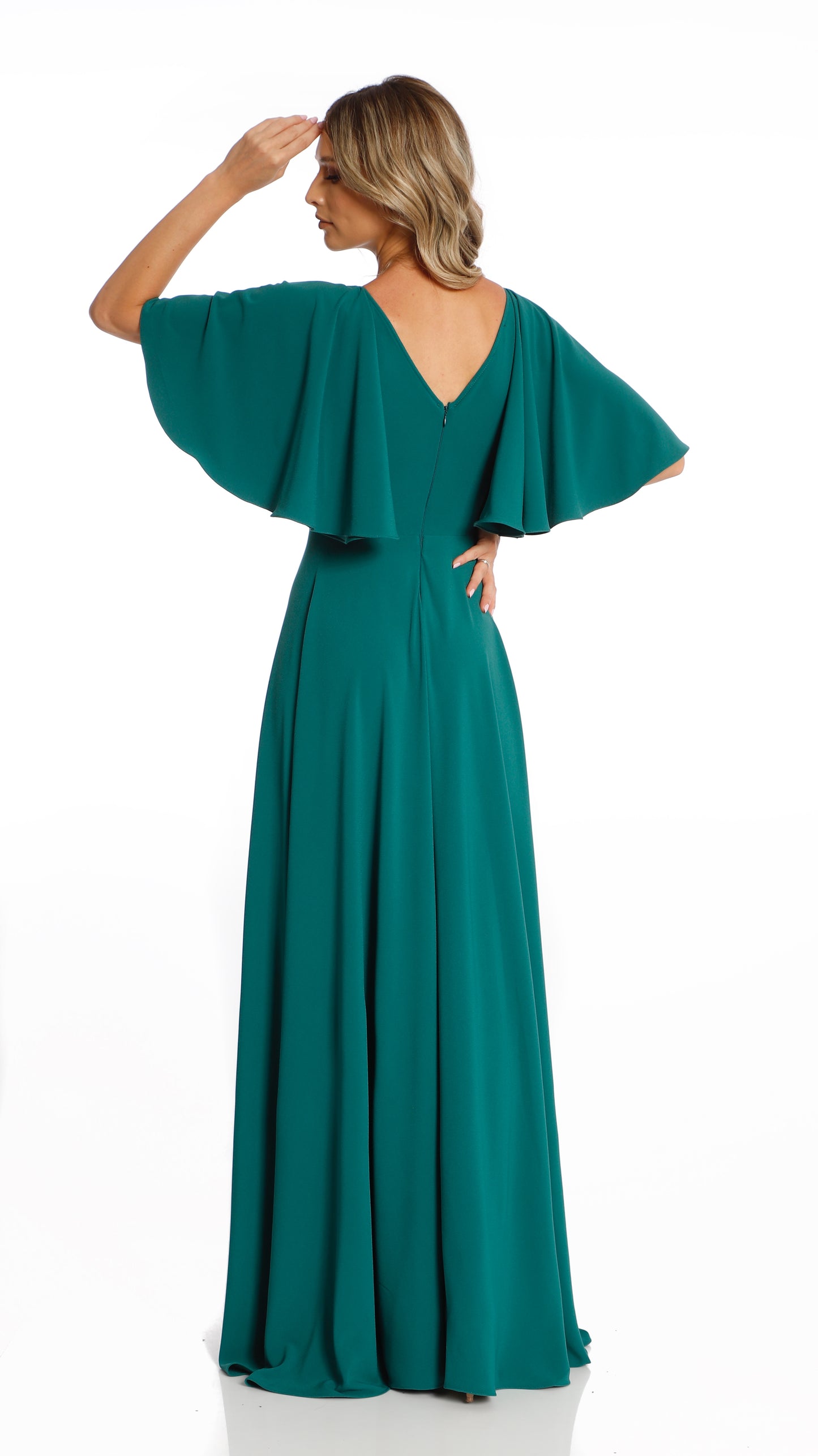 Rochie maxi clos verde Florence