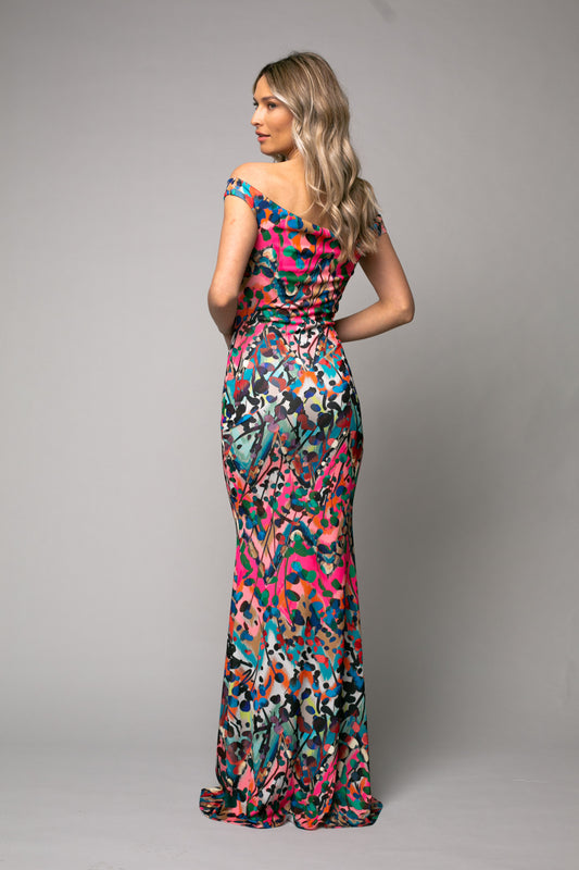 Rochie Venice maxi cu print Barcelona
