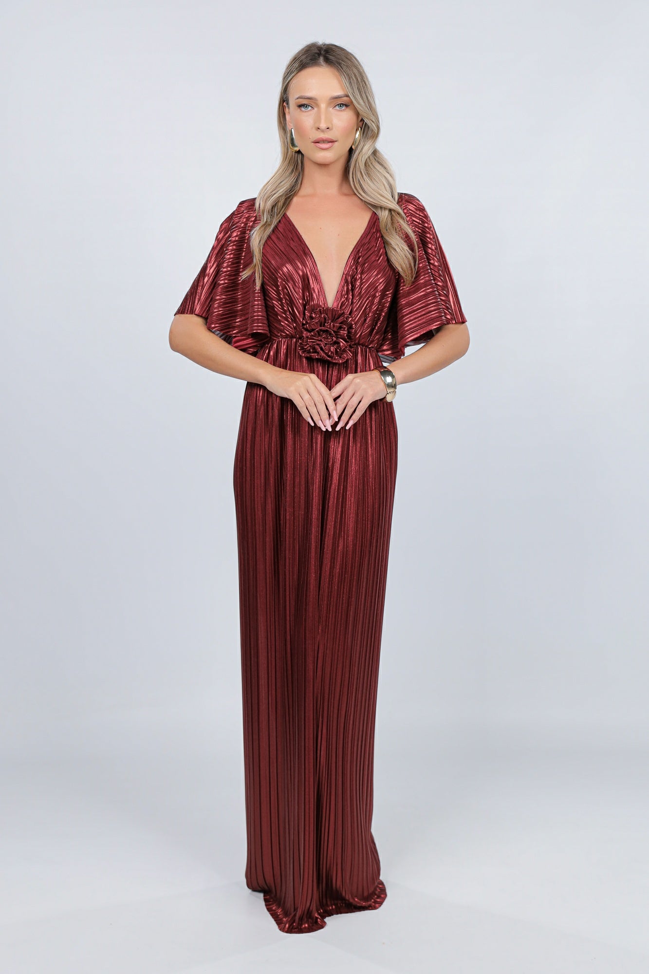 Rochie Florence maxi bordeaux