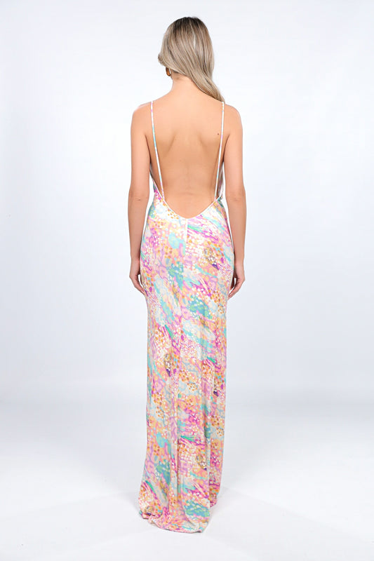 Rochie Tulum maxi cu print