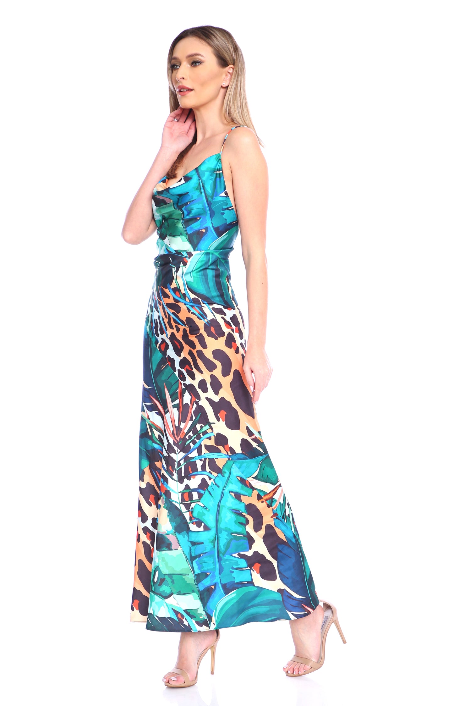 Rochie Tulum din satin Amazon