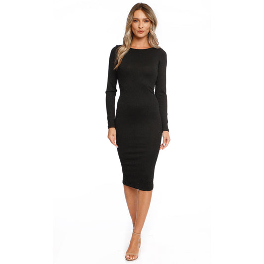 Rochie Ibiza midi verde smarald cu spate gol