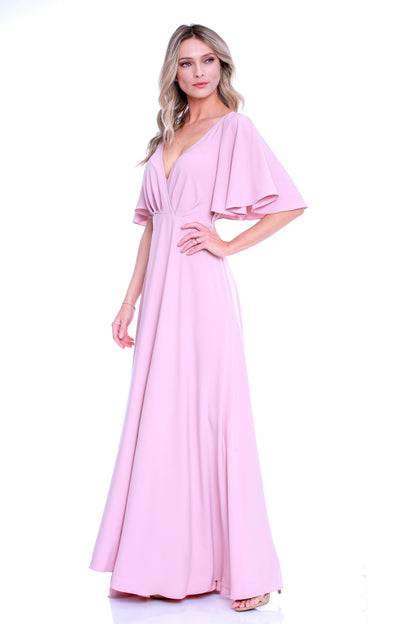Rochie Florence maxi roz