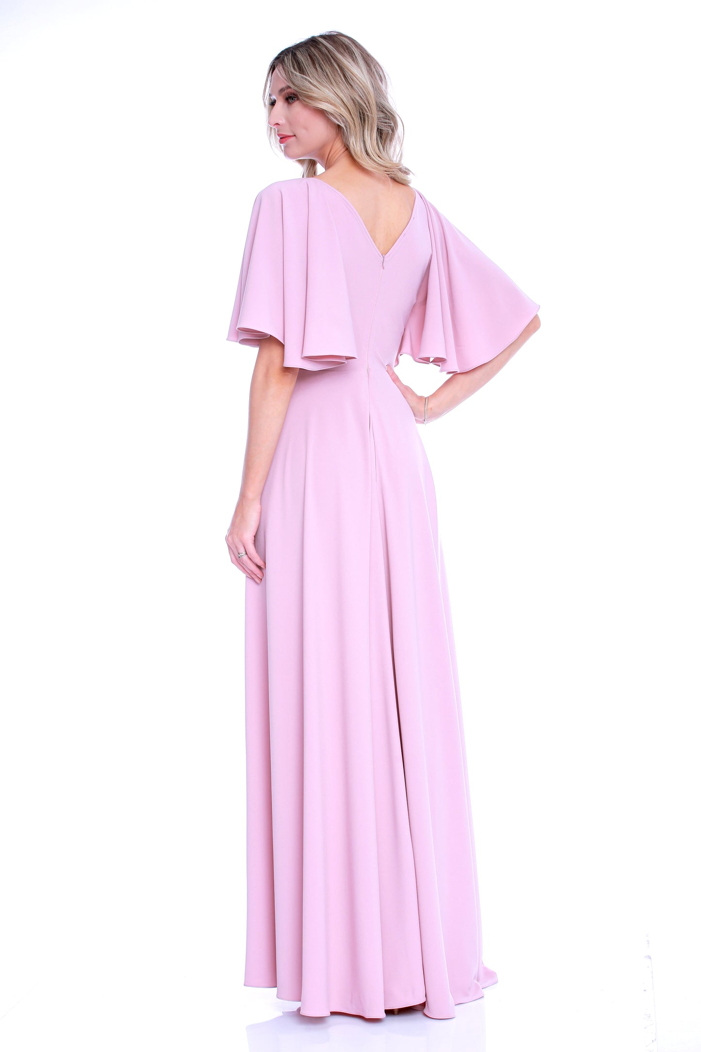 Rochie Florence maxi roz