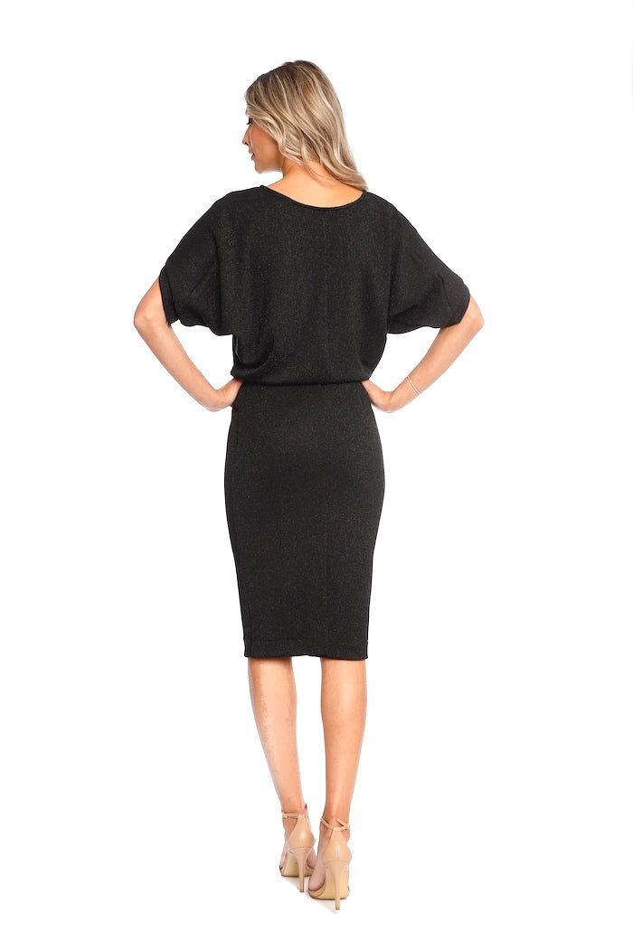 Rochie neagra midi Paris