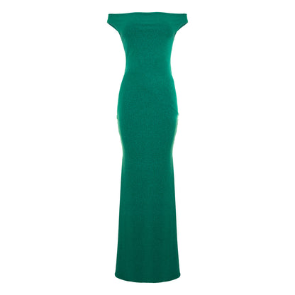 Rochie maxi verde Venice