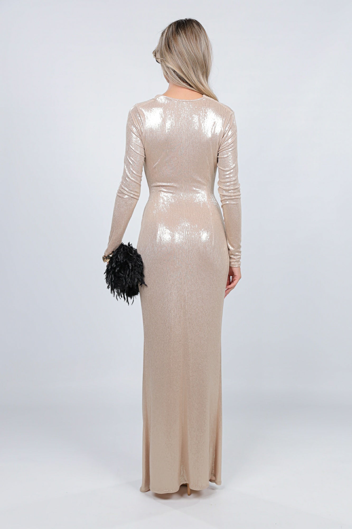 Rochie Mallorca maxi aurie