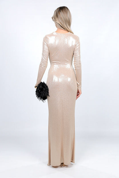 Rochie Mallorca maxi aurie