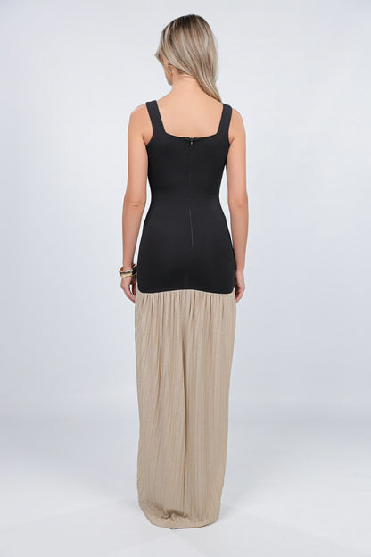 Rochie London cu fusta plisata