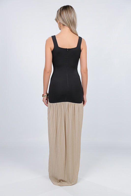 Rochie London cu fusta plisata