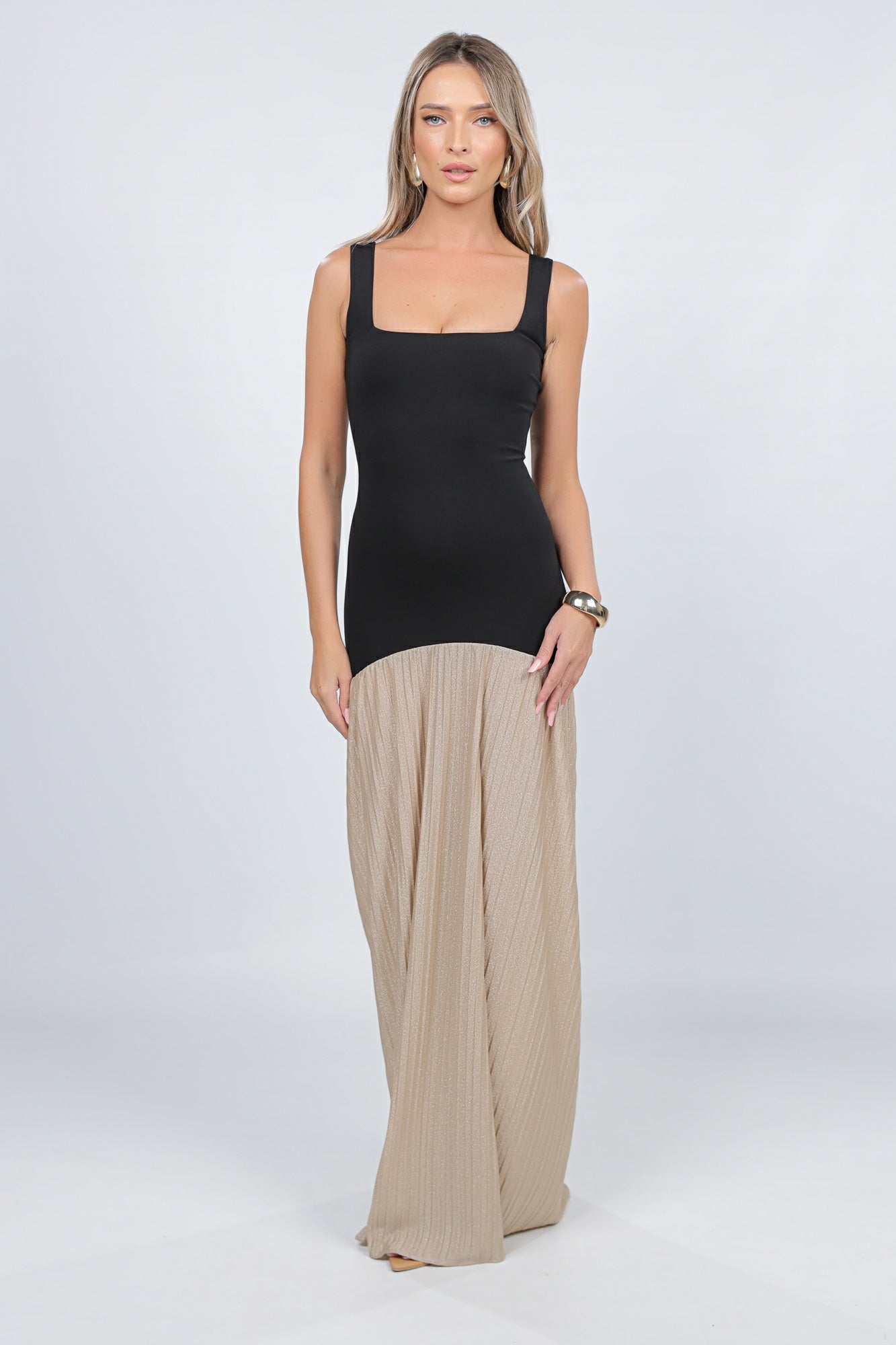 Rochie London cu fusta plisata
