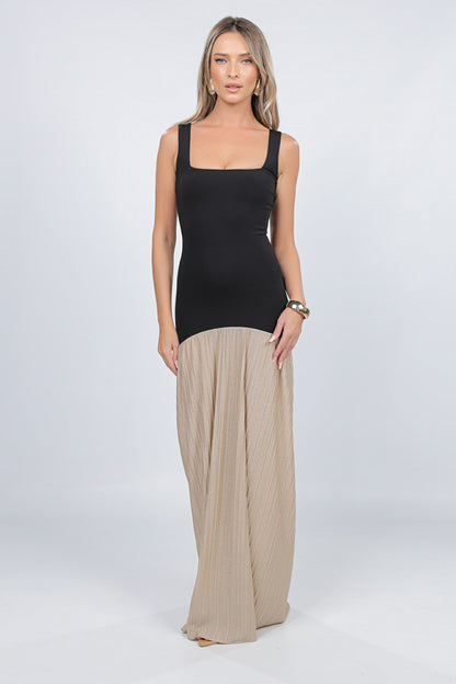 Rochie London cu fusta plisata