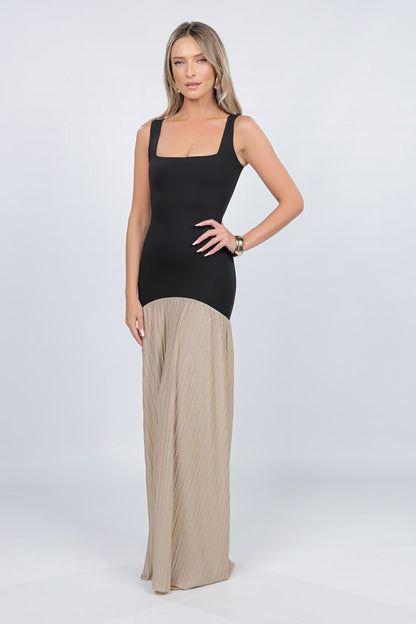 Rochie London cu fusta plisata