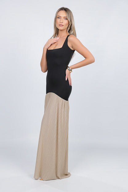 Rochie London cu fusta plisata