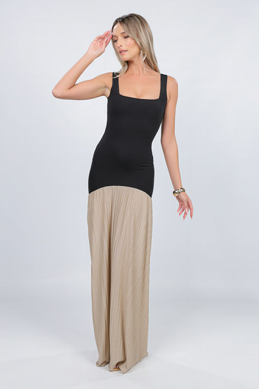 Rochie London cu fusta plisata