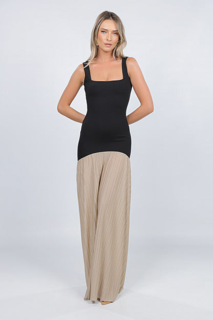 Rochie London cu fusta plisata