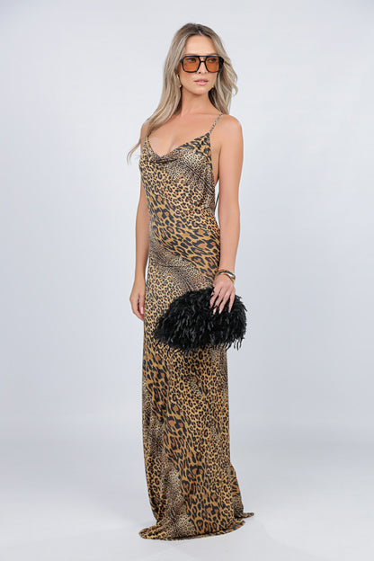 Rochie Tulum maxi cu print Nairobi