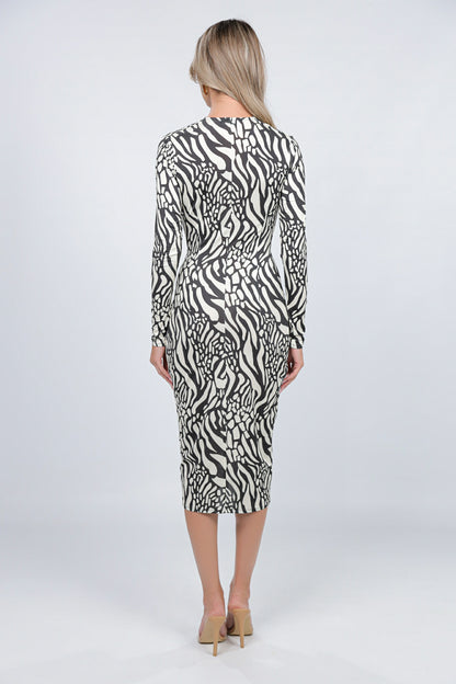 Rochie Mallorca midi cu print (Copy)