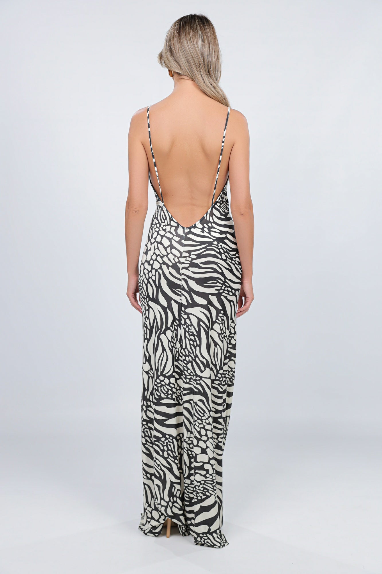 Rochie Tulum maxi cu print Zebra