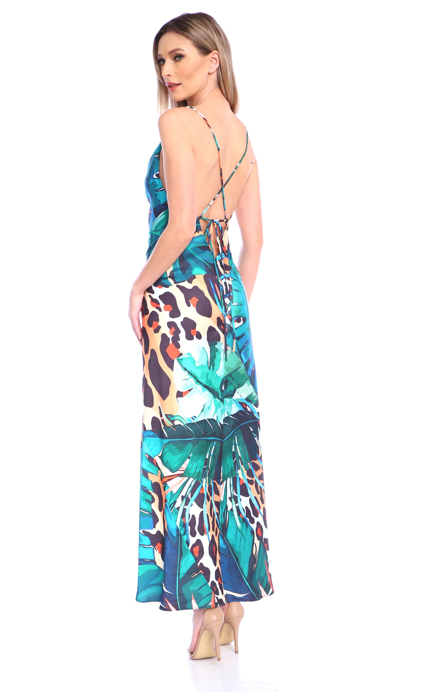 Rochie Tulum din satin Amazon