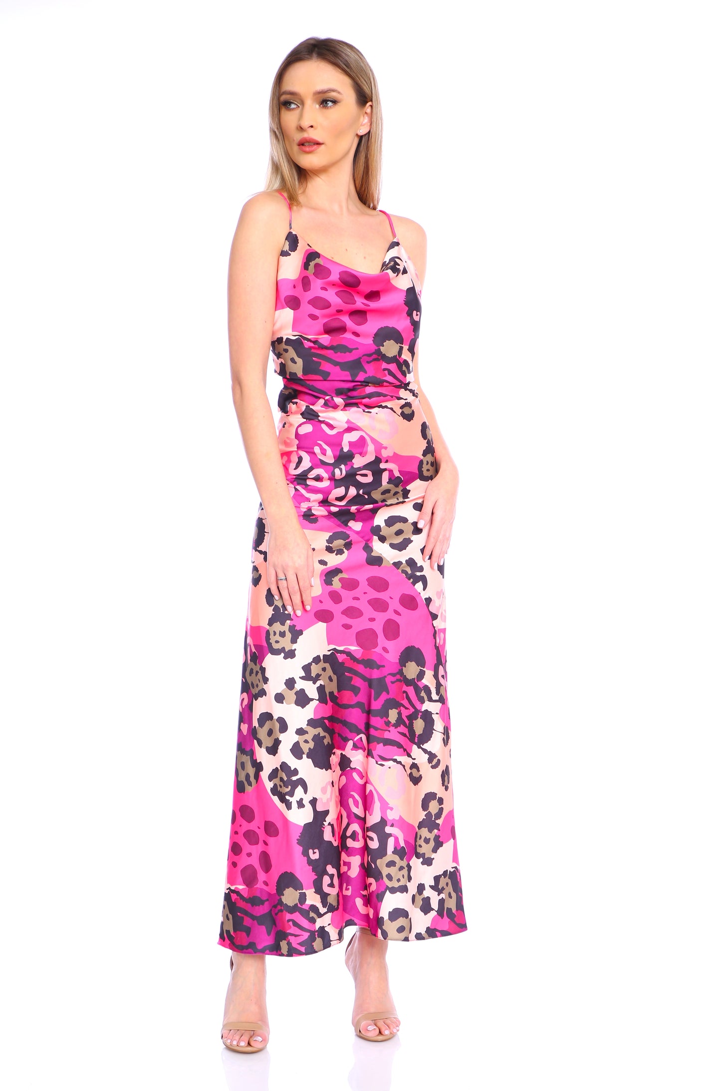 Rochie Tulum din satin Bermuda