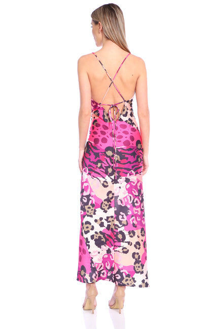Rochie Tulum din satin Bermuda