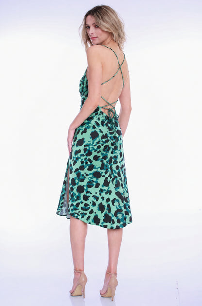 Rochie Seville midi cu print nairobi