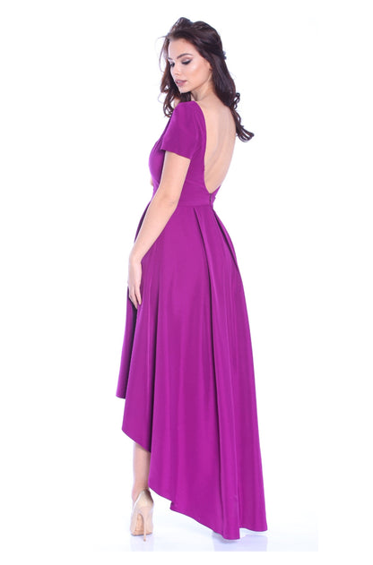 Rochie asimetrica orchid