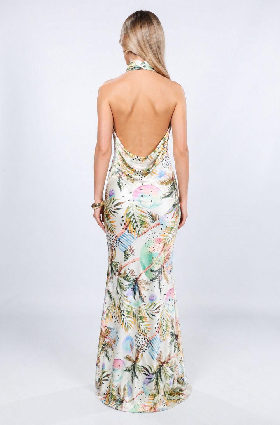 Rochie Capri maxi cu imprimeu California