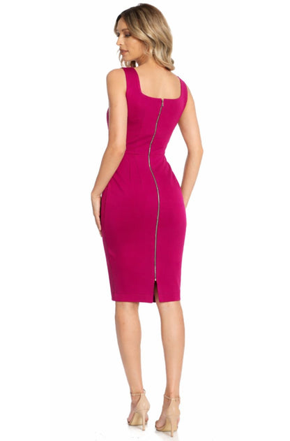 Rochie Kensington fuchsia